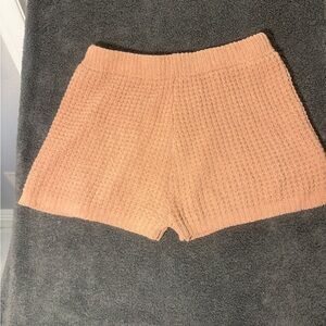 Mauve Knit Women Shorts